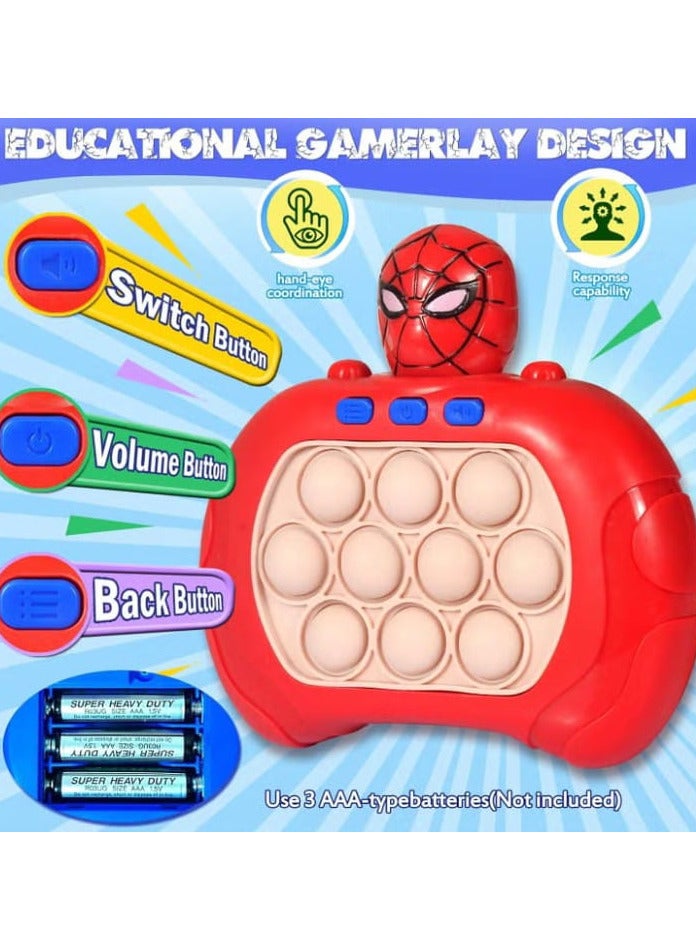 لعبة الضغط السريع على شكل عنكبوت، ألعاب فيدجيت ات برو للأطفال والكبار، لعبة بازل سريعة محمولة باليد، لعبة تخفيف التوتر والفقاعات هدايا الحفلات، هدية للبنات والأولاد - Image 2